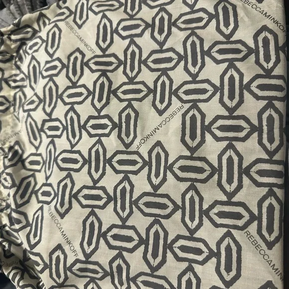 Rebecca Minkoff Black and Gold Studded Clutch box 4 - Picture 9 of 16